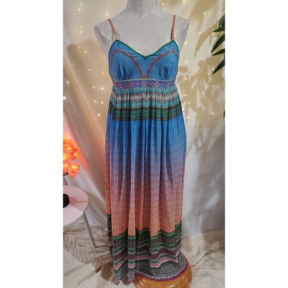 Anthropologie Dresses & Skirts - Anthropologie Tanvi Kedia NWOT Sunset District Beaded Maxi Dress Womens Size 2P